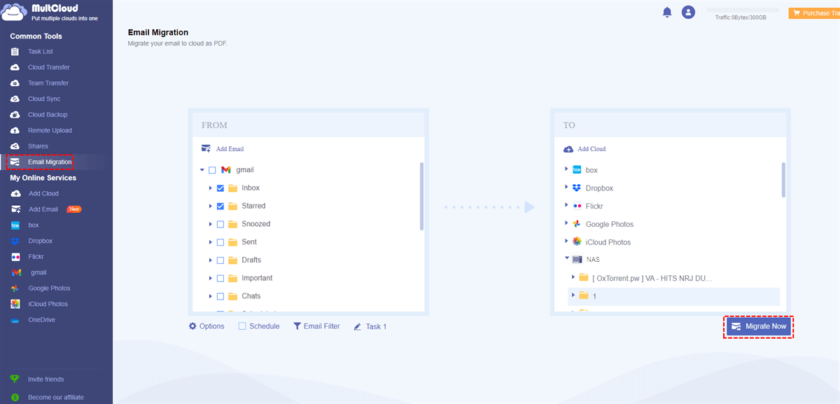 Backup Gmail to Synology