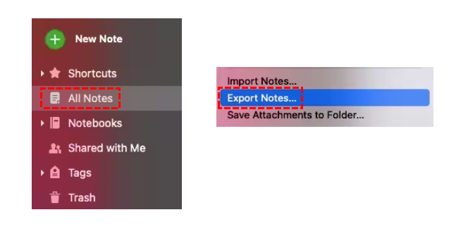 Export Notes from Evernote