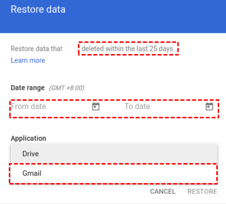Restore Permanently Deleted Emails in Google Admin Console
