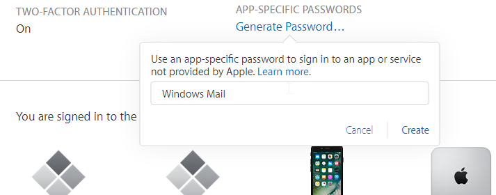 Create App Password
