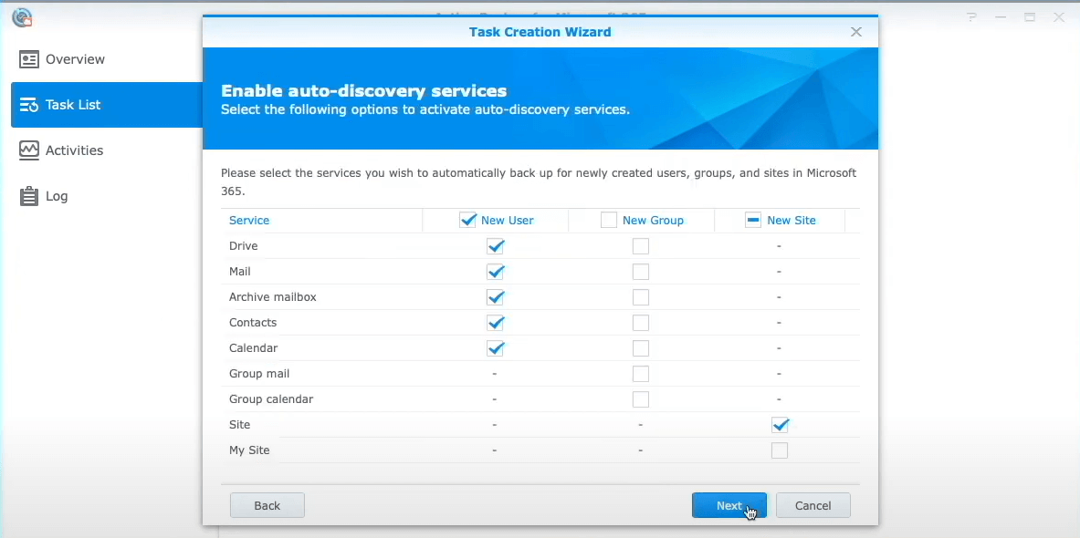 Enable Auto-Discovery Services