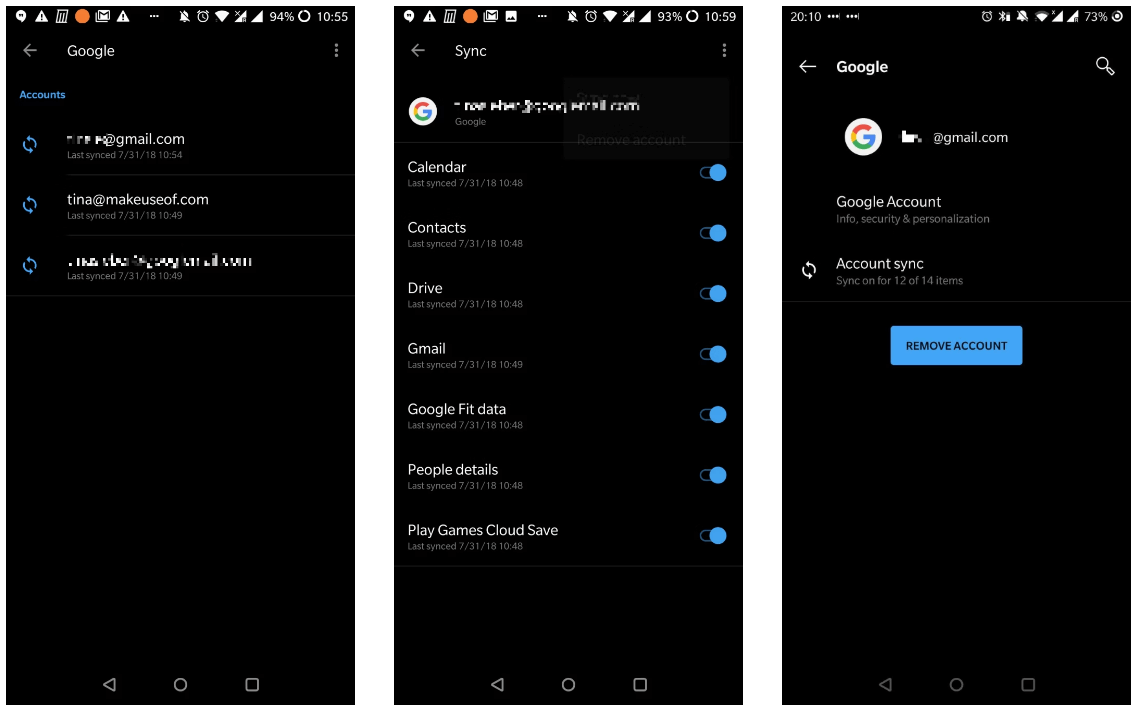 Set your Google Account on Android