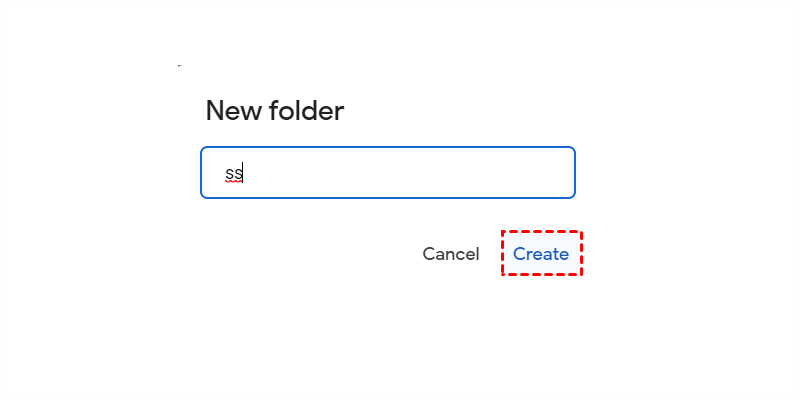 Create Folder Google Drive