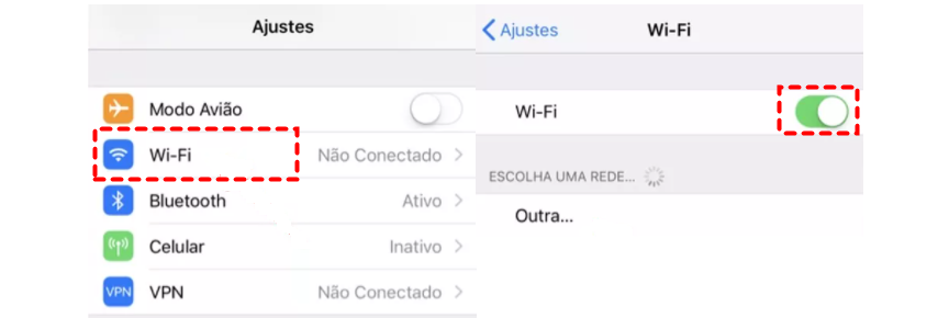 Verificar Conexão Wi-Fi