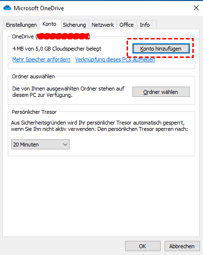 Zwei Onedrive Konten Auf Einem Pc Top 2 Methoden: Wie kann man mehrere OneDrive-Konten in Windows verknüpfen?