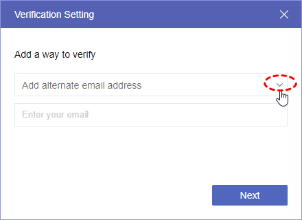 Select phone number verification