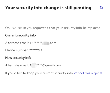 Security info