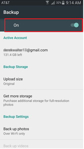 Turn off Backup and Sync in Google Photos Turn off Backup and Sync in Google Photos