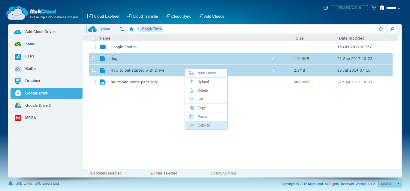 como-copiar-arquivos-do-google-drive-para-outro-multcloud