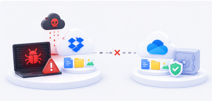 Ransomware or malware attack