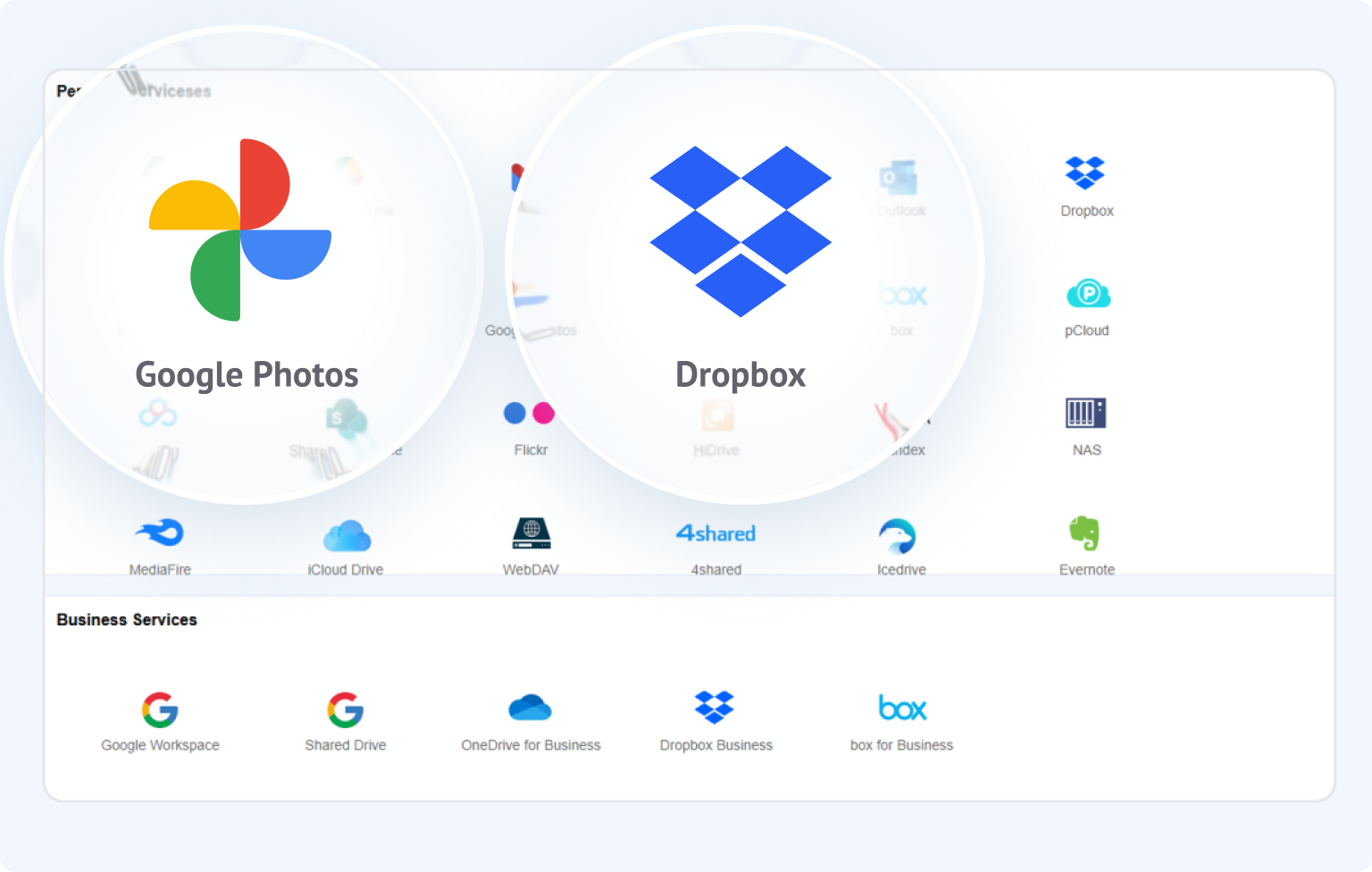 Create cloud backup task