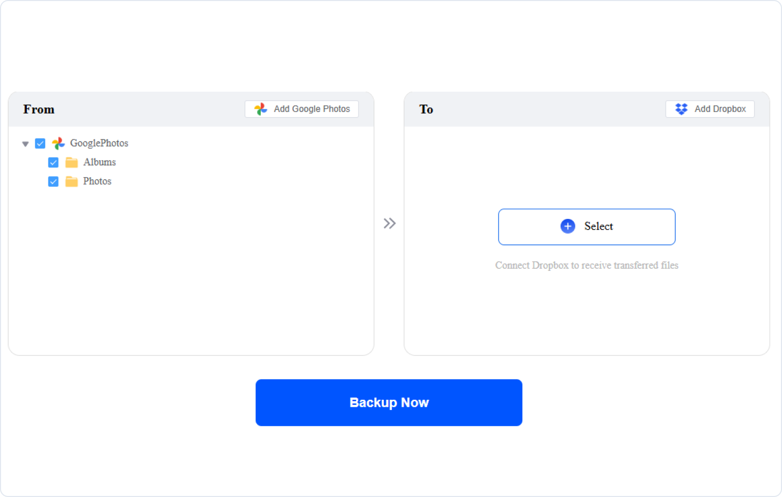 Select Dropbox