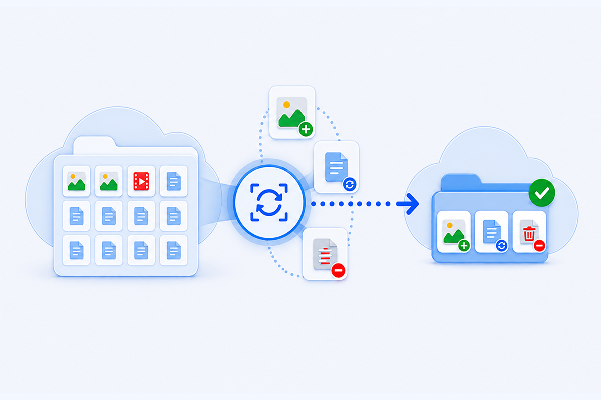 Copia de seguridad incremental inteligente
