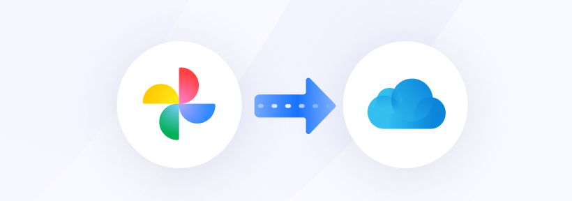 Transfer Google photos to iCloud