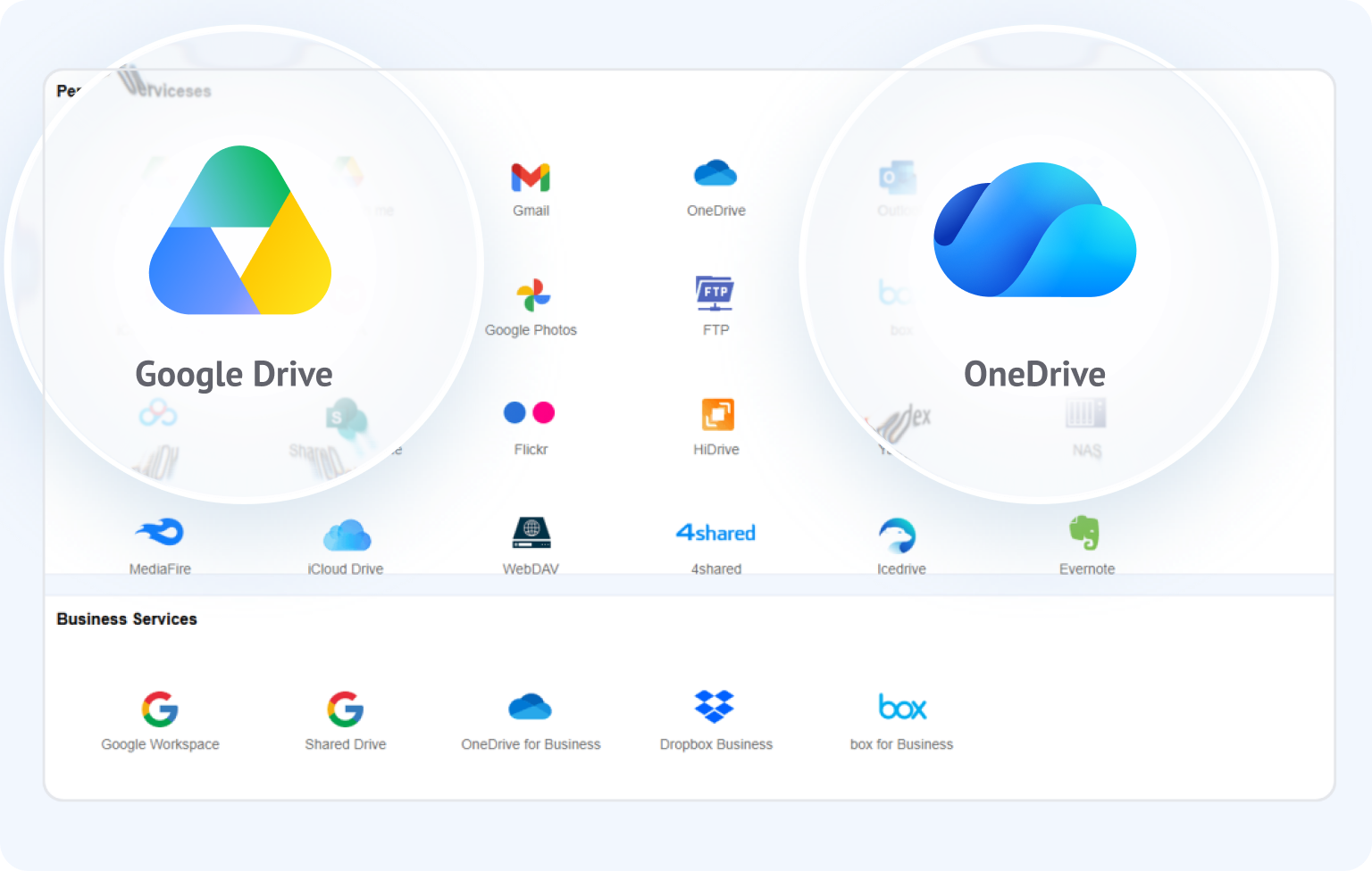 Start the Google Drive to OneDrive transfer