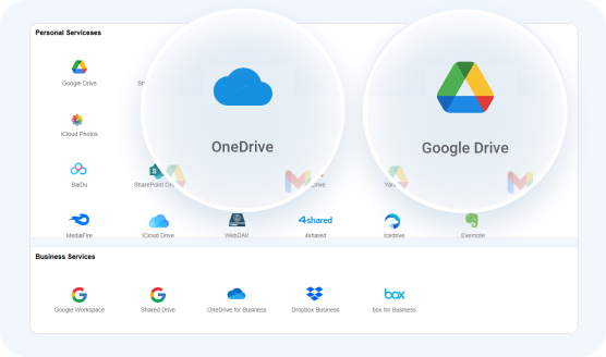 Add Google Drive and OneDrive to MultCloud