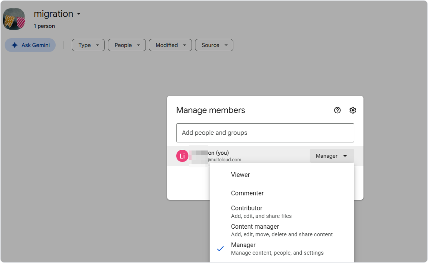 Shared Drive routing