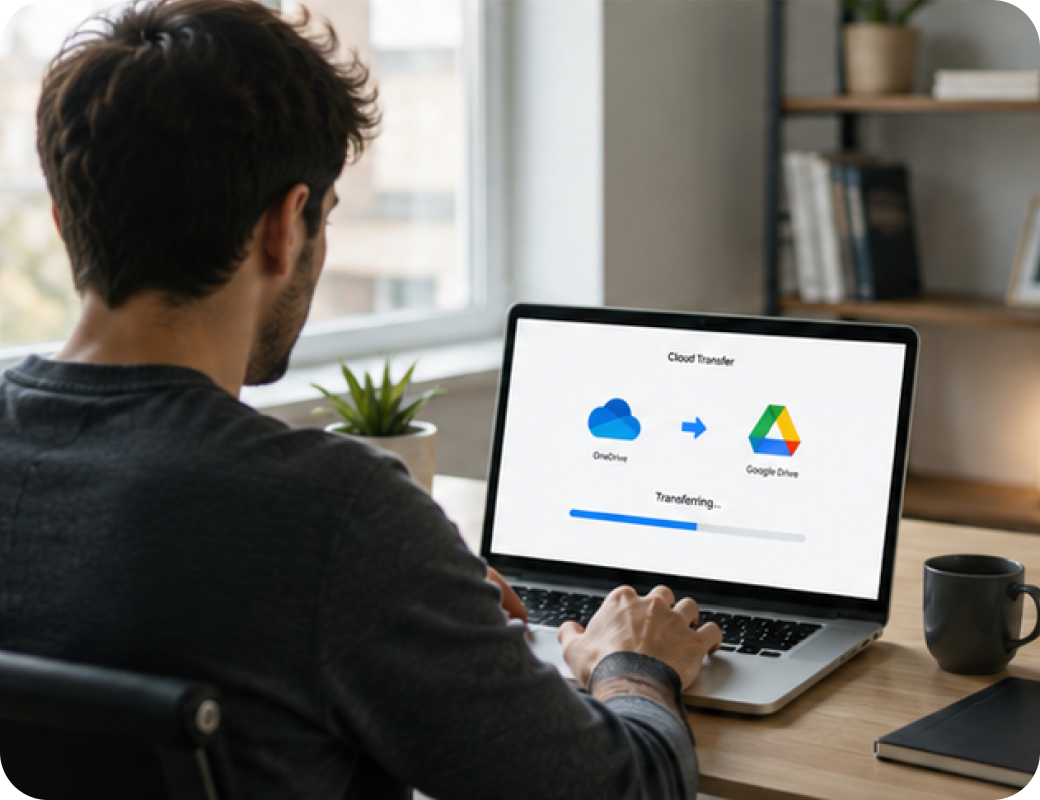 Personal cloud transfer