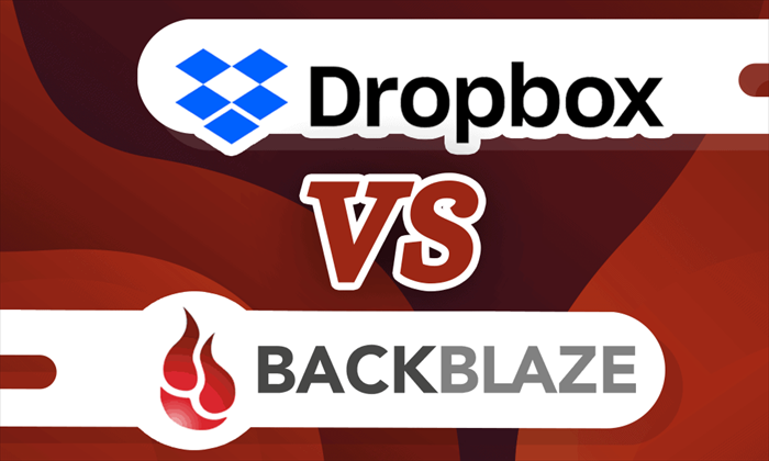 Dropbox vs Backblaze