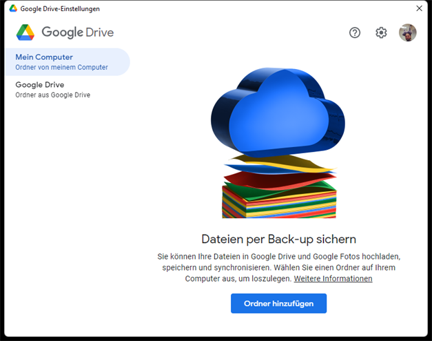 Google Drive fÃ¼r Desktop