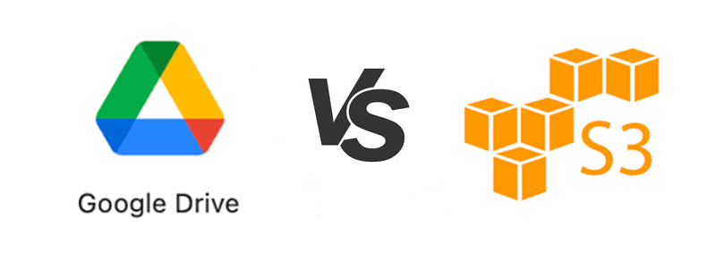 Amazon S3 vs Google Drive