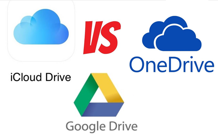 iCloud vs Google Drive vs OneDrive