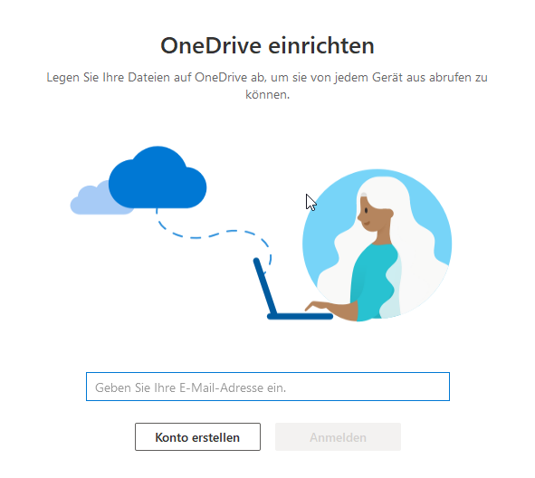 OneDrive Einrichten