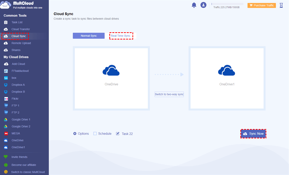 Upload Files from a OneDrive Account to Another