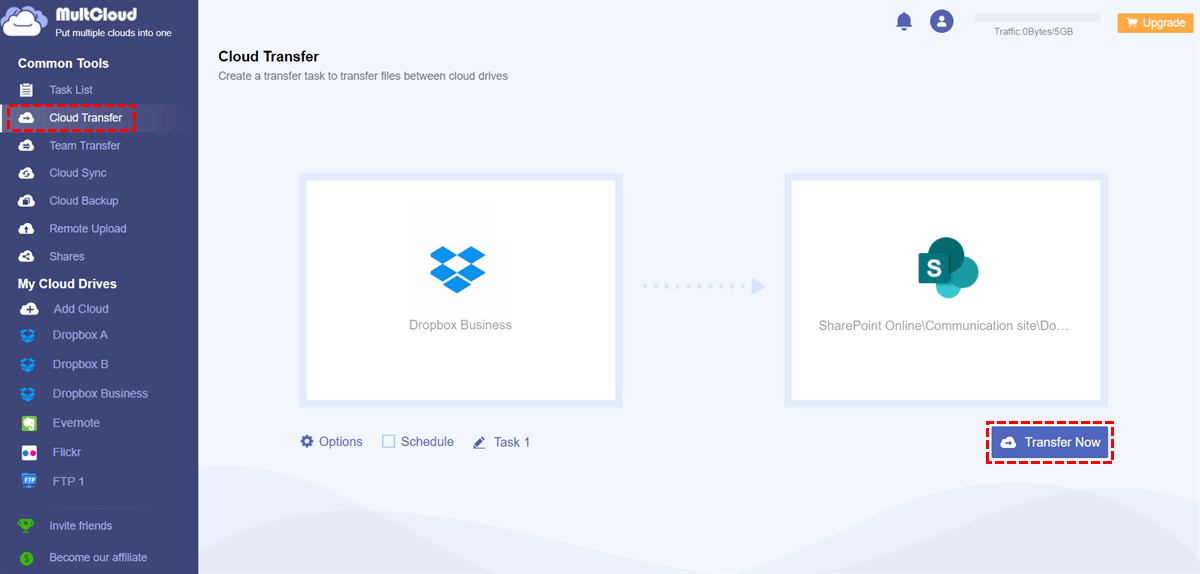 Dropbox Business to SharePoint Migration