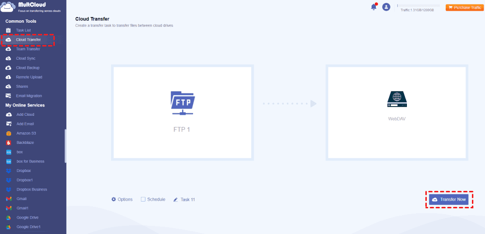 Transfer FTP to WebDAV Transfer FTP to WebDAV
