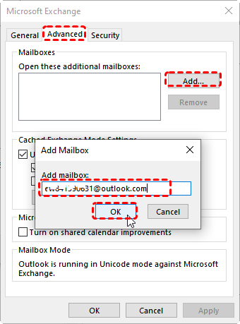 Add Mailbox Add Mailbox