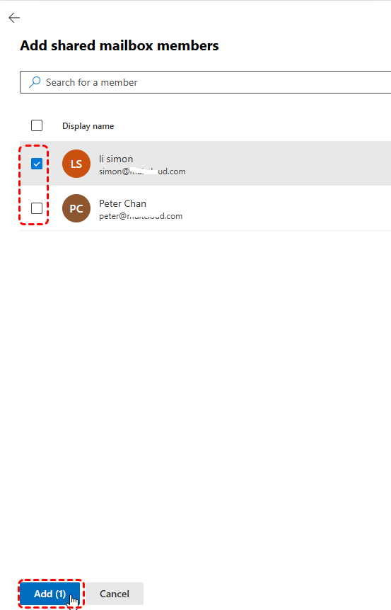 Select Member Select Member