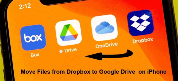 Migrate Files from Dropbox to Google Drive on iPhone