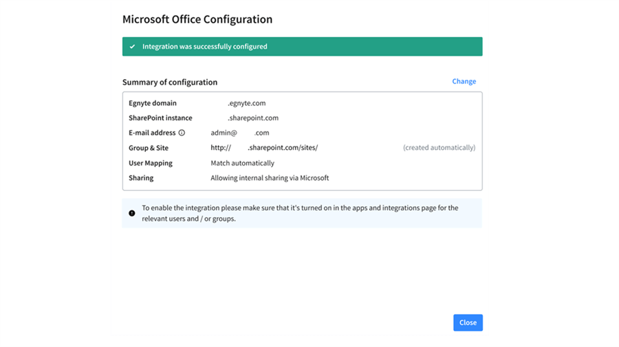 Check the Microsoft Office Configuration