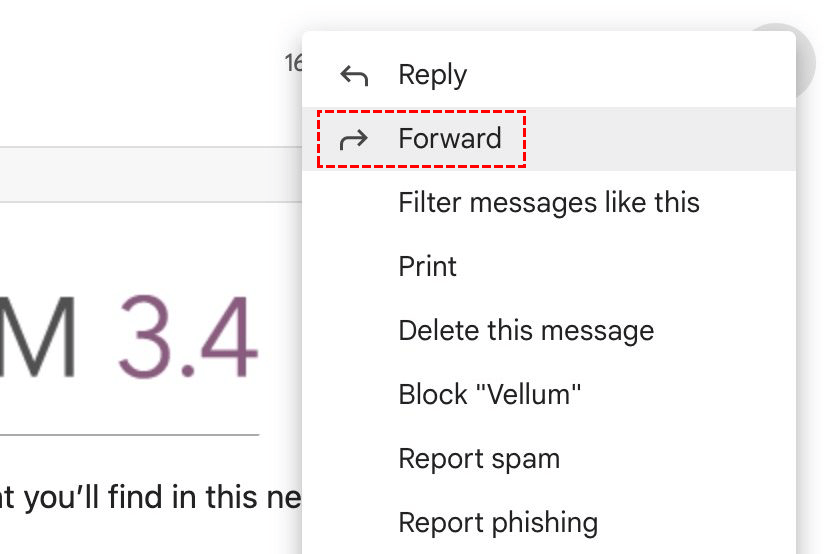 Forward Gmail