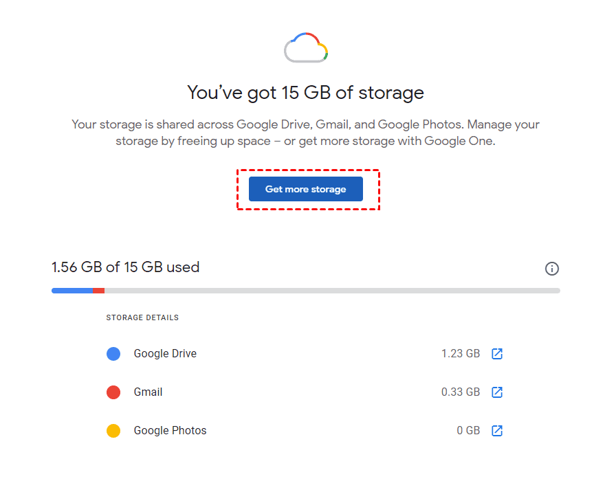 Get More Storage for Gmail