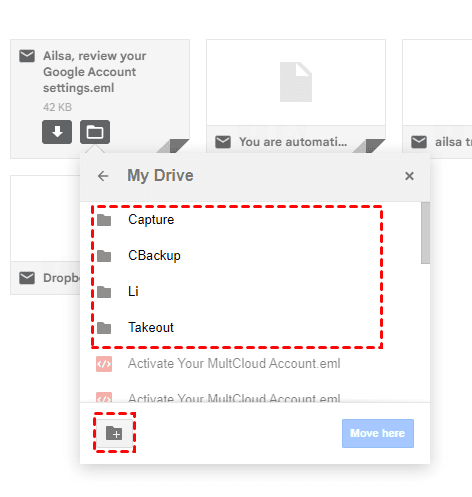 Choose A Location to Save Gmail Attachments