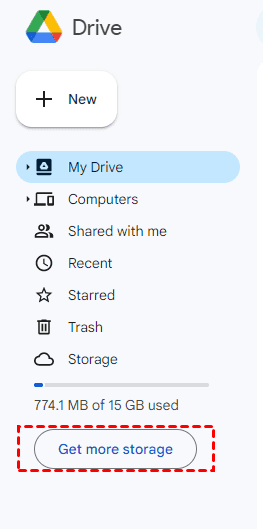 Get More Storage for Google Drive