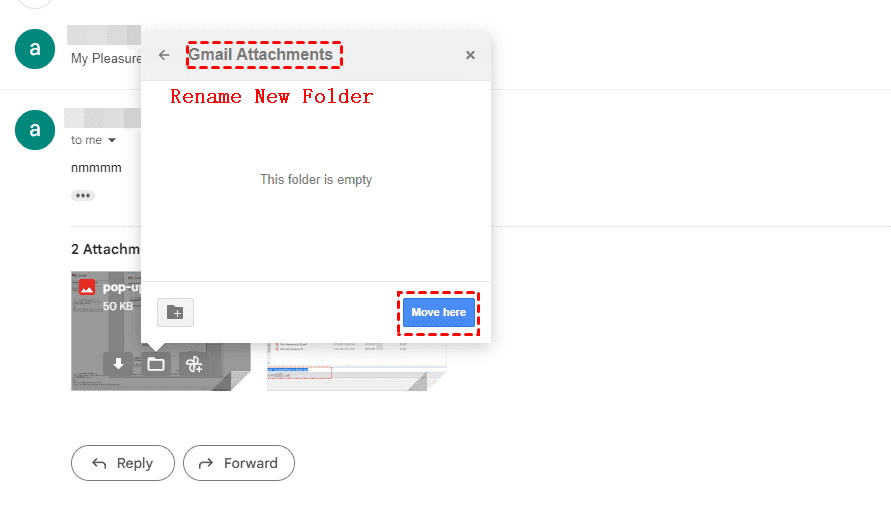 Rename New Folder in Google Drive