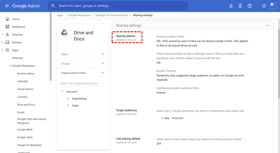 G Suite File Sharing Outside of Domain