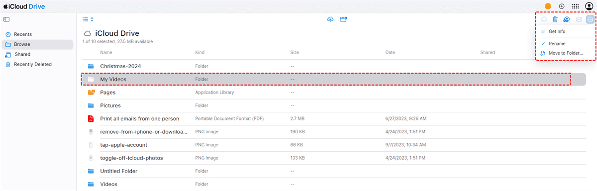 iCloud Drive Folder Management iCloud Drive Folder Management