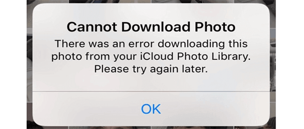 Can’t Download Photos from iCloud
