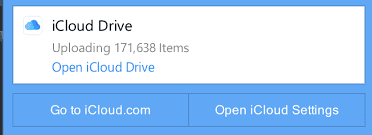 iCloud Drive Uploading Stuck