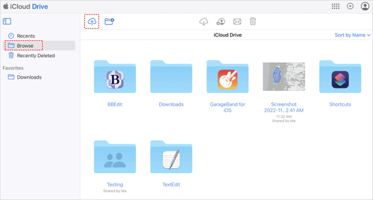 Upload Emails to iCloud