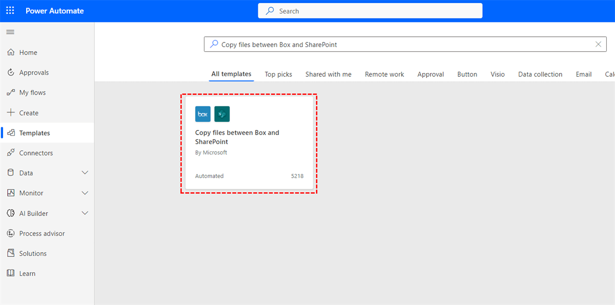 Copy Files between Box and SharePoint