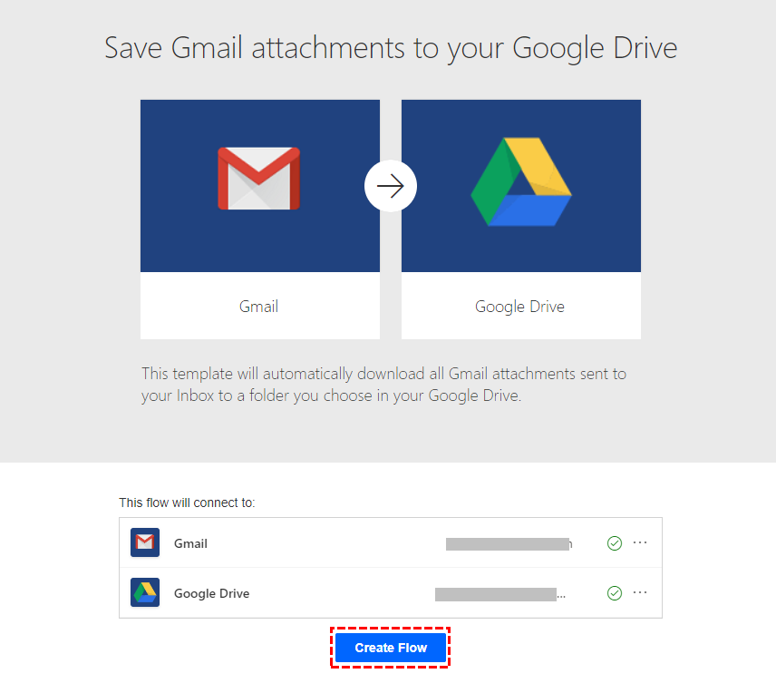 Connect Gmail and Google Drive