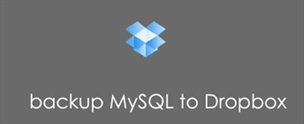Backup A MySQL Database to Dropbox