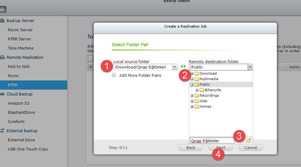 Select Folder Pair