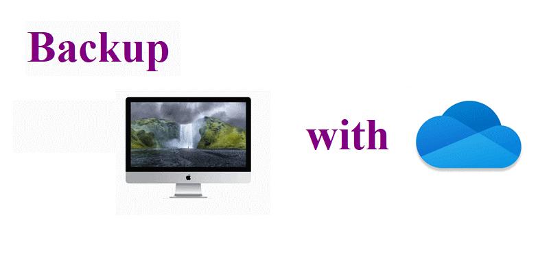 Backup Mac with OneDrive