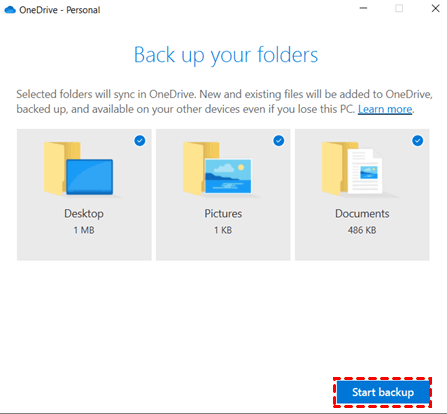 Choose Folder to Backup